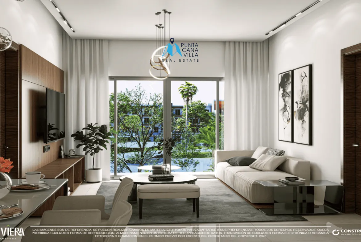 For sale in Vista Cana, one bedroom penthouse in Bavaro, Punta Cana, Riviera Costena ()
