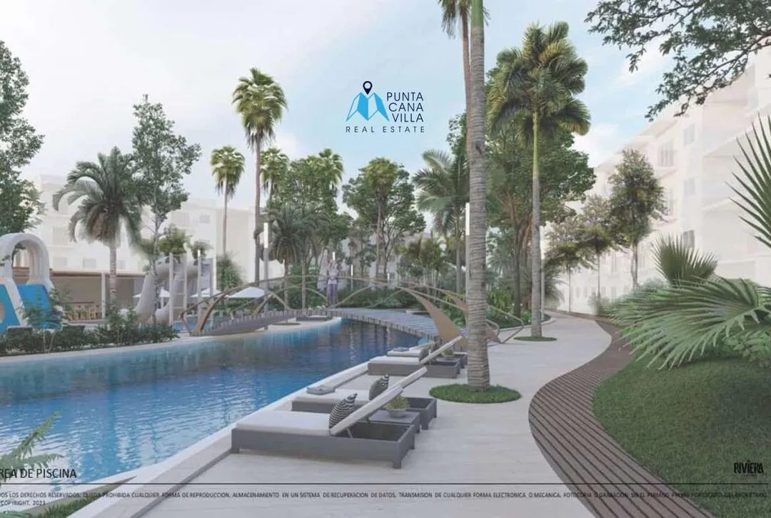 For sale in Vista Cana, one bedroom penthouse in Bavaro, Punta Cana, Riviera Costena ()