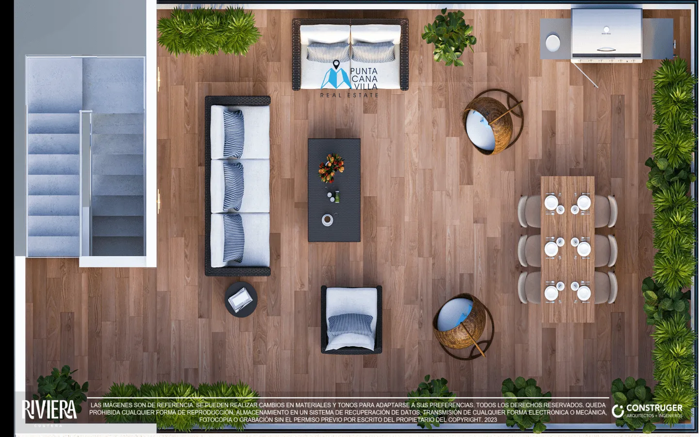 For sale in Vista Cana, one bedroom penthouse in Bavaro, Punta Cana, Riviera Costena () For sale in Vista Cana, one bedroom penthouse in Bavaro, Punta Cana, Riviera Costena ()