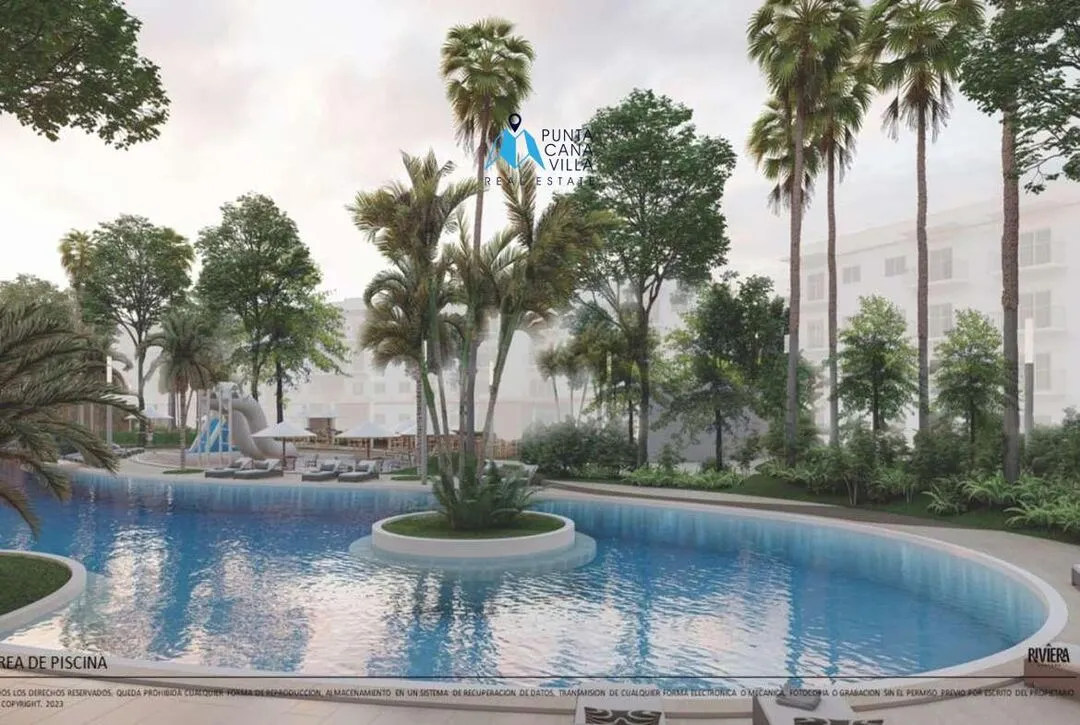 For sale in Vista Cana, two bedroom condo in Bavaro, Punta Cana, Riviera Costena ()