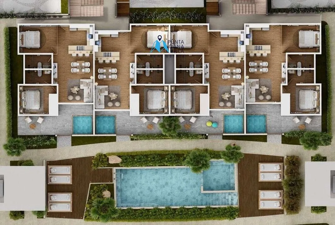 GAYA RESIDENCES PLANO D + PISCINA