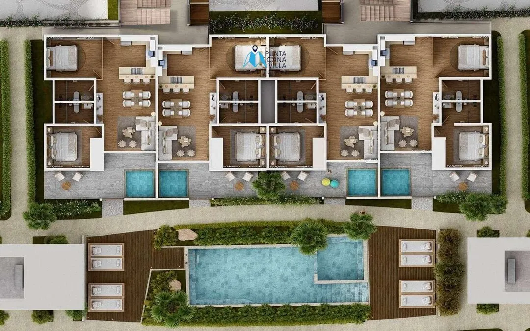 GAYA RESIDENCES PLANO D + PISCINA