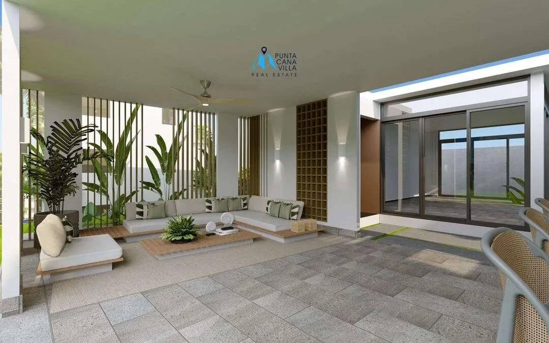 Bavaro condos for sale, one bedroom penthouse in Punta Cana with jacuzzi, Caribbean Gardens ()