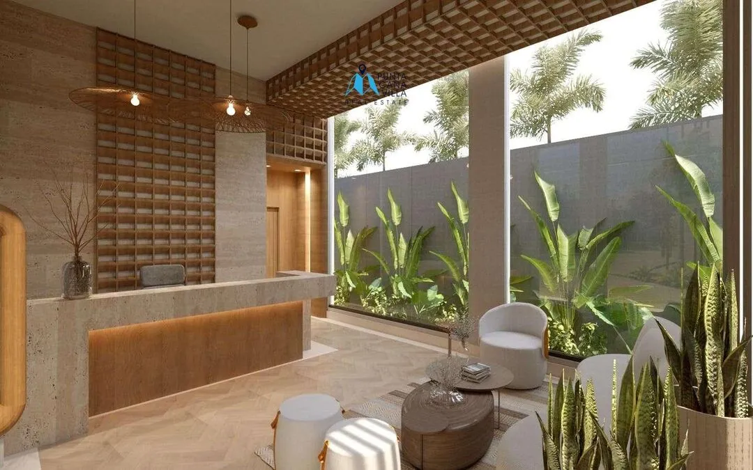 Bavaro condos for sale, one bedroom penthouse in Punta Cana with jacuzzi, Caribbean Gardens ()