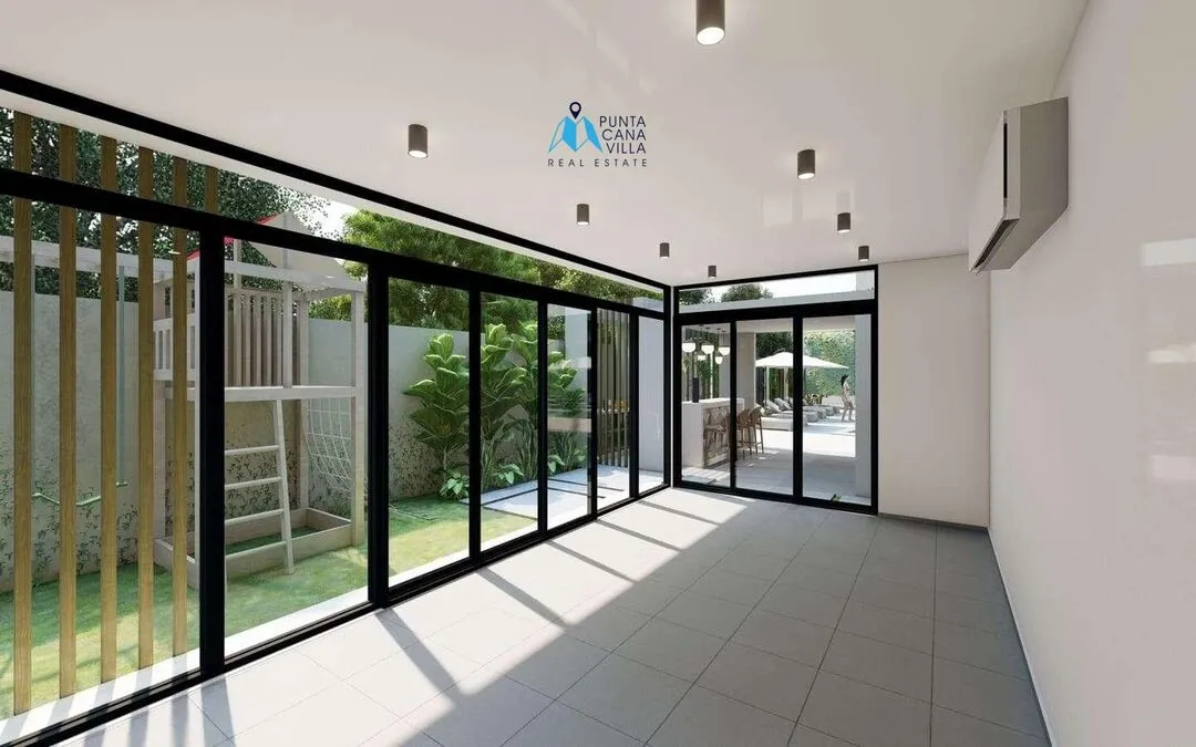 Bavaro condos for sale, one bedroom penthouse in Punta Cana with jacuzzi, Caribbean Gardens ()
