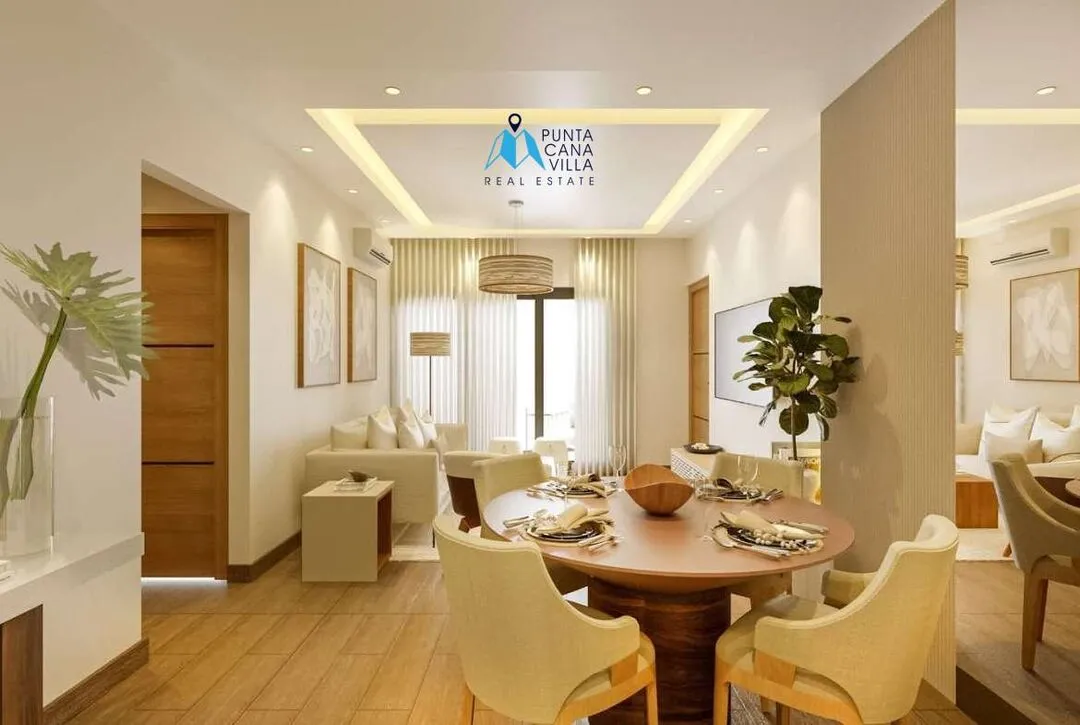 Bavaro condos for sale, one bedroom penthouse in Punta Cana with jacuzzi, Caribbean Gardens ()