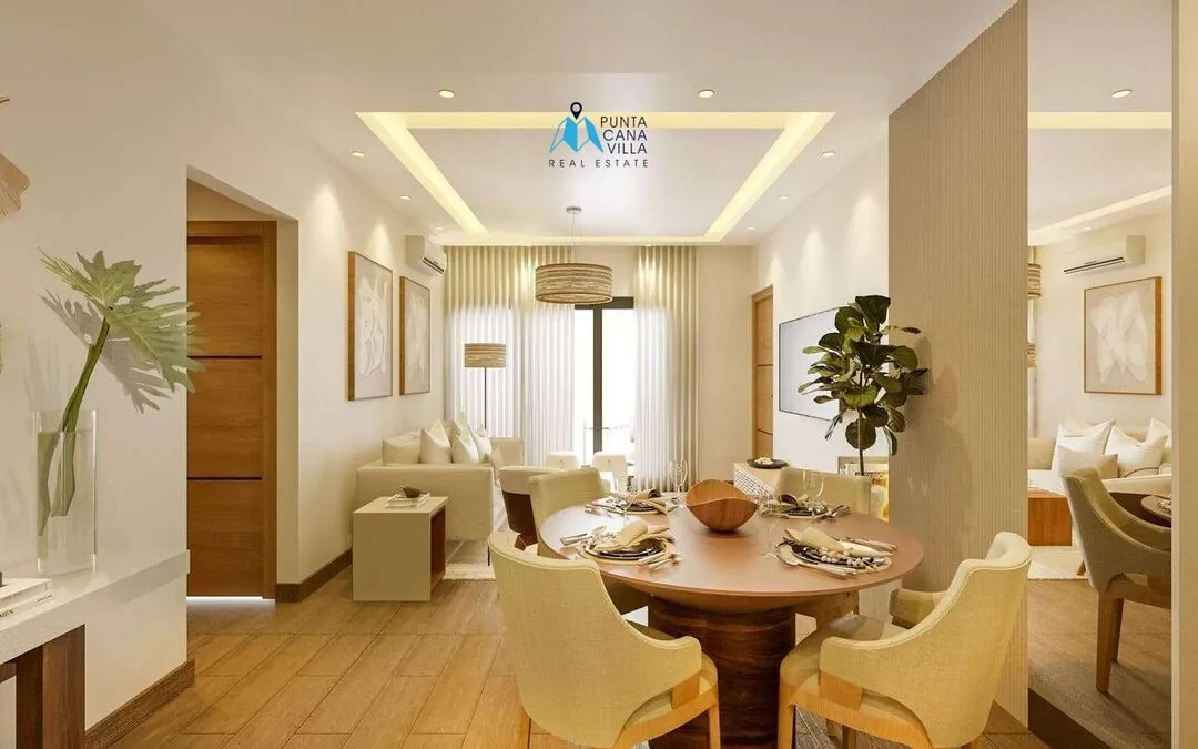 Bavaro condos for sale, one bedroom penthouse in Punta Cana with jacuzzi, Caribbean Gardens ()