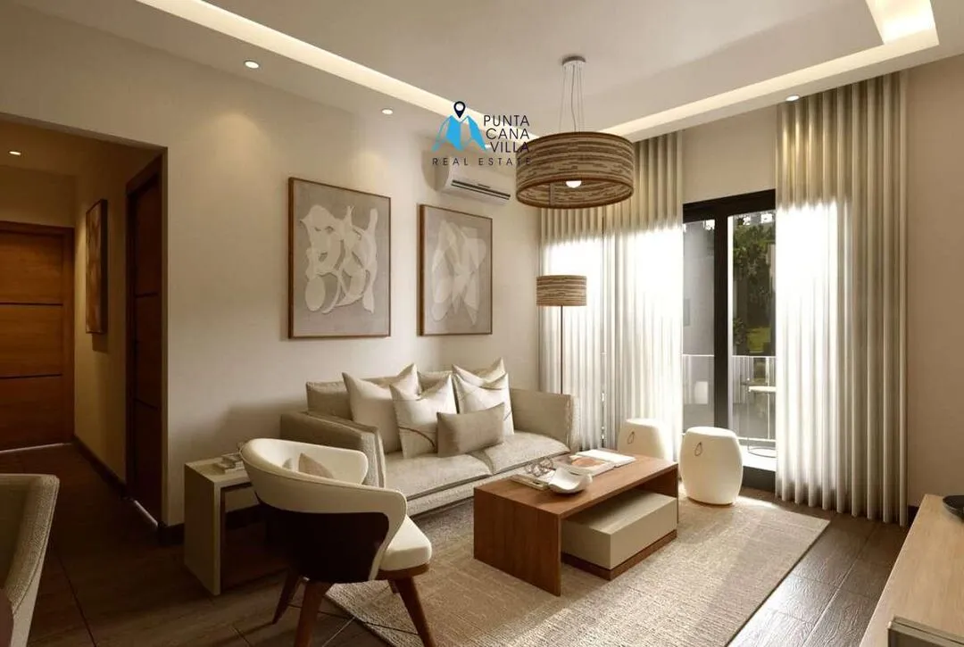 Bavaro condos for sale, one bedroom penthouse in Punta Cana with jacuzzi, Caribbean Gardens ()