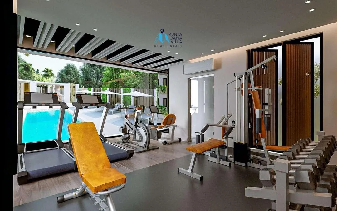 Bavaro condos for sale, one bedroom penthouse in Punta Cana with jacuzzi, Caribbean Gardens ()