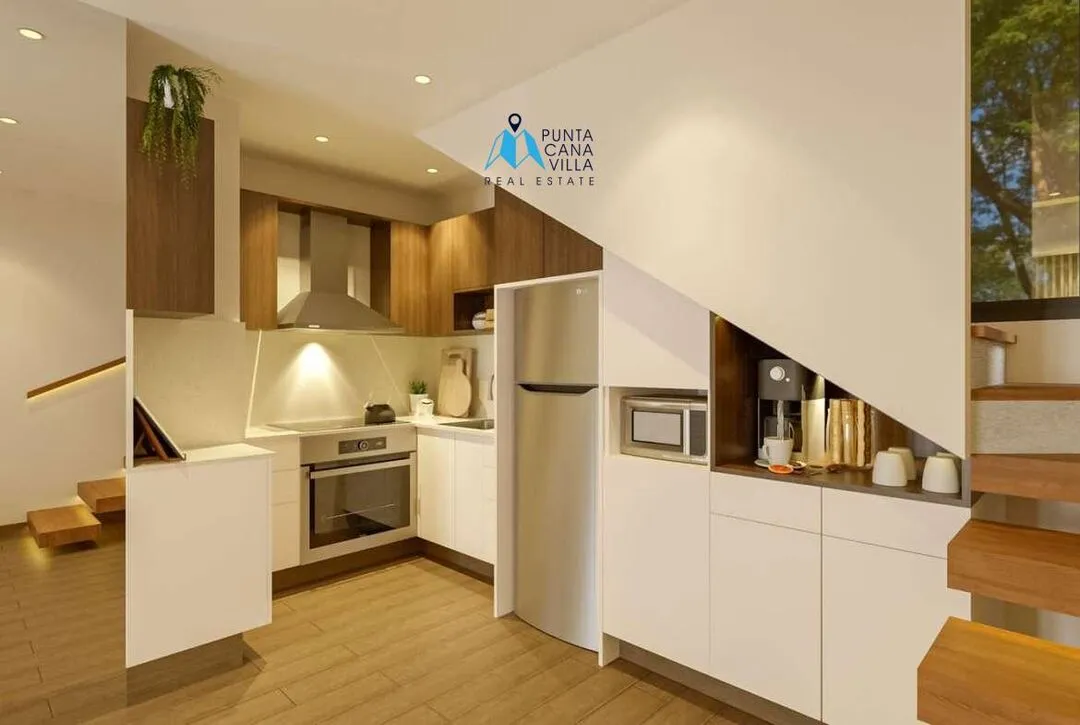 Bavaro condos for sale, two bedroom penthouse in Punta Cana, Caribbean Gardens ()
