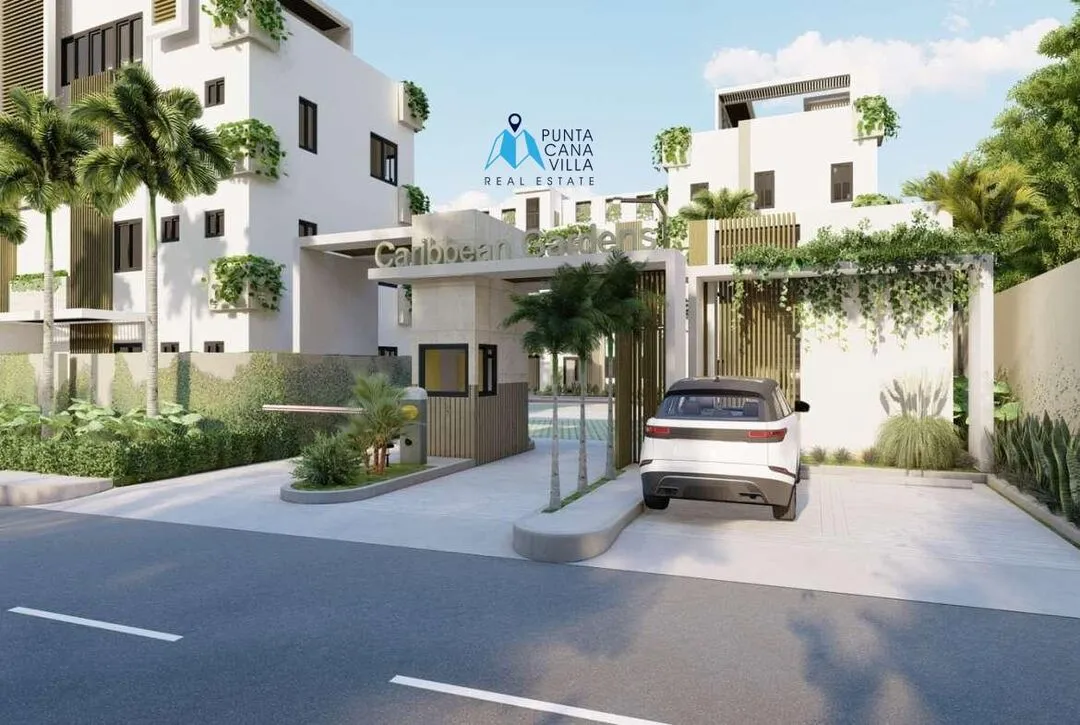 Bavaro condos for sale, two bedroom penthouse in Punta Cana, Caribbean Gardens ()