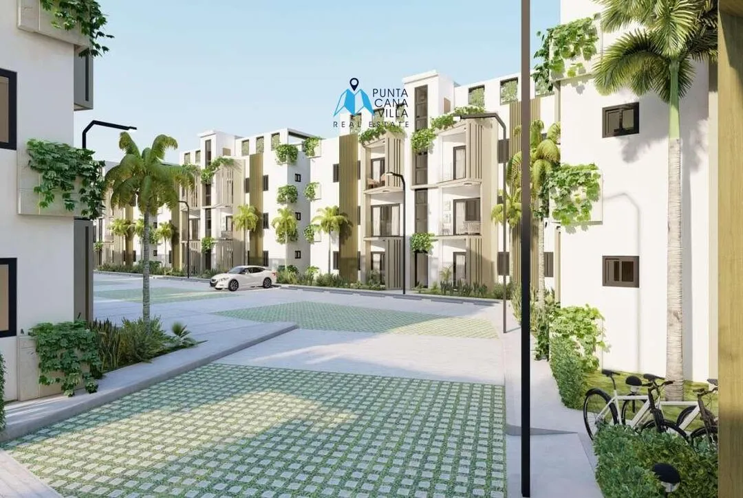 Bavaro condos for sale, two bedroom penthouse in Punta Cana, Caribbean Gardens ()