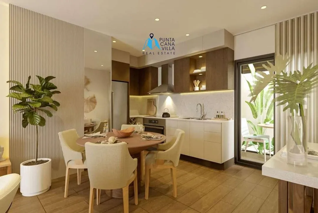 Bavaro condos for sale, two bedroom penthouse in Punta Cana, Caribbean Gardens ()