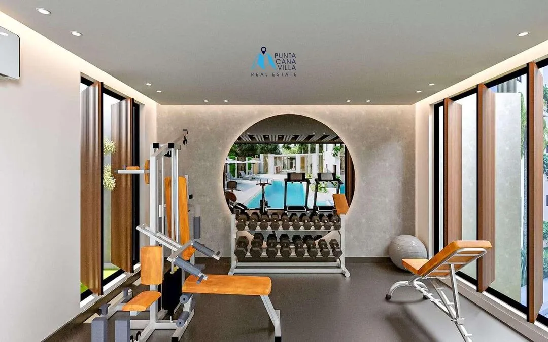 Bavaro condos for sale, two bedroom penthouse in Punta Cana, Caribbean Gardens ()