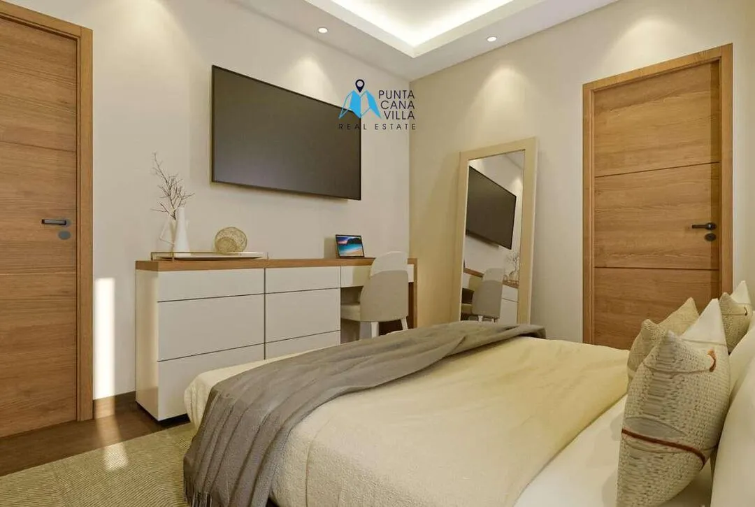 Bavaro condos for sale, two bedroom penthouse in Punta Cana, Caribbean Gardens ()