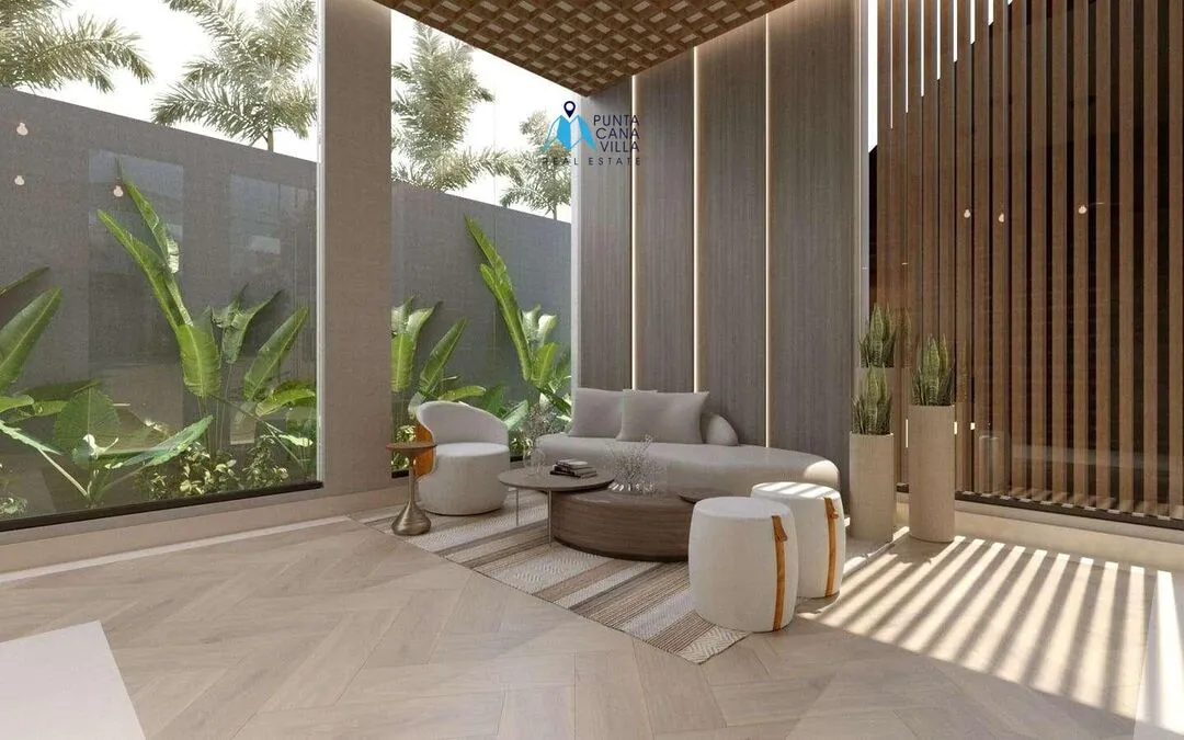 Bavaro condos for sale, two bedroom penthouse in Punta Cana, Caribbean Gardens ()