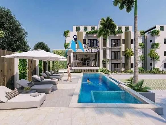 Bavaro condos for sale, two bedroom penthouse in Punta Cana, Caribbean Gardens ()