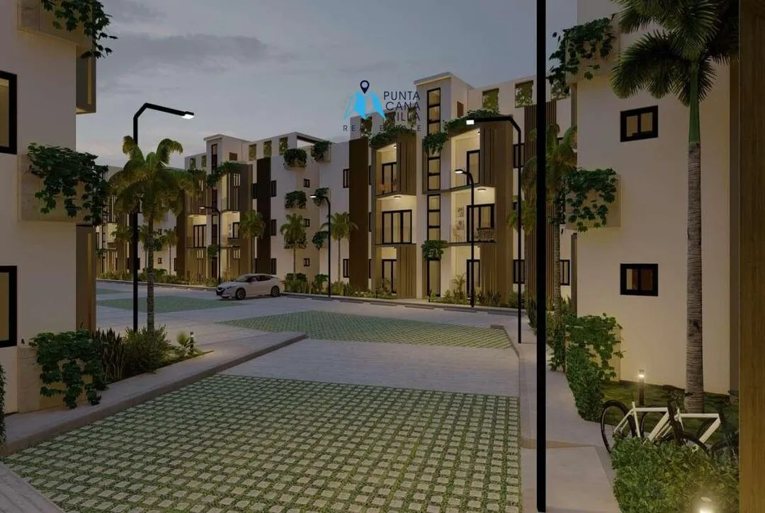 Bavaro condos for sale, two bedroom penthouse in Punta Cana, Caribbean Gardens ()