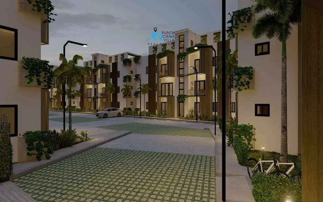 Bavaro condos for sale, two bedroom penthouse in Punta Cana, Caribbean Gardens ()