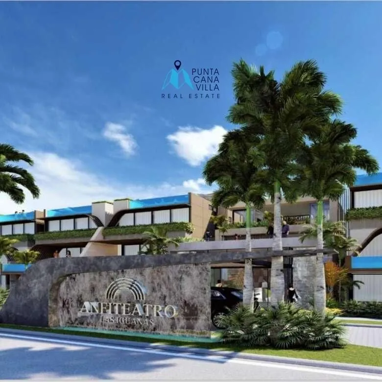 Cap Cana condos for sale in Las Iguanas one bedroom condo with green and shady areas ()