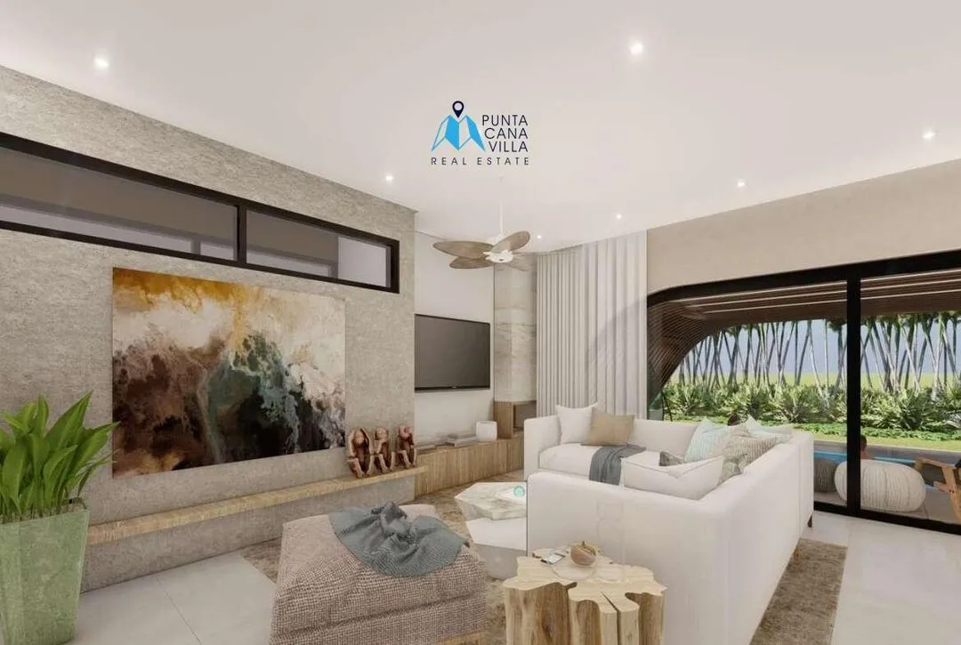 Cap Cana condos for sale in Las Iguanas one bedroom condo with green and shady areas ()