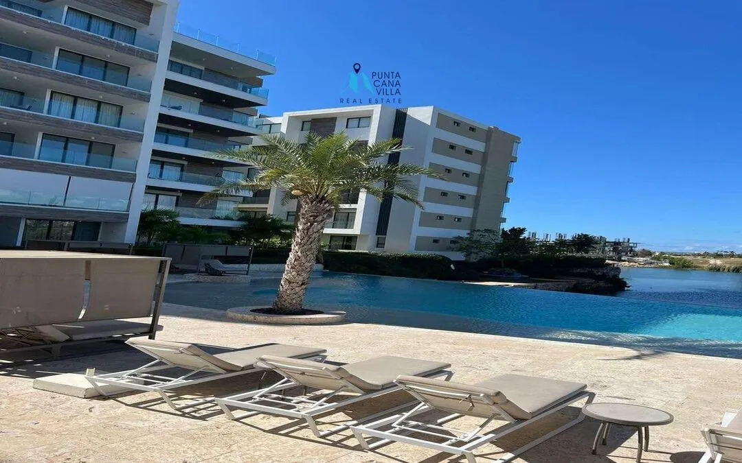 Cap Cana condos for sale, two bedroom condo with super modern building, ID ()