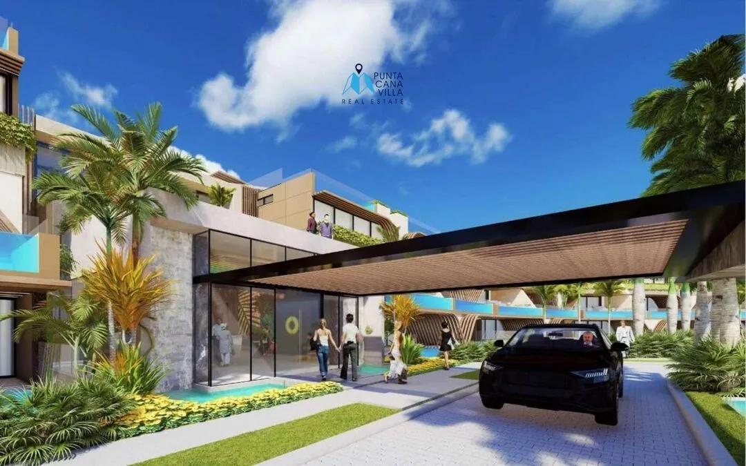 Cap Cana condos à vendre à Las Iguanas, condo de deux chambres à coucher avec piscine privée