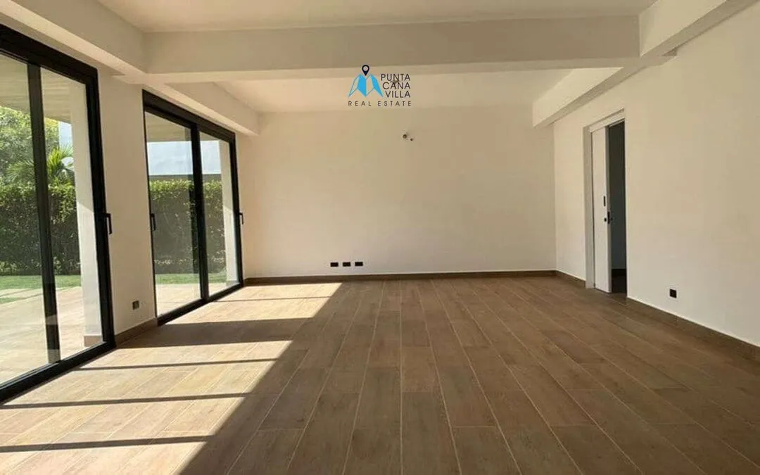 Ciudad Las Canas, Cap Cana villa en venta, lujosa villa de cinco habitaciones con terraza cubierta