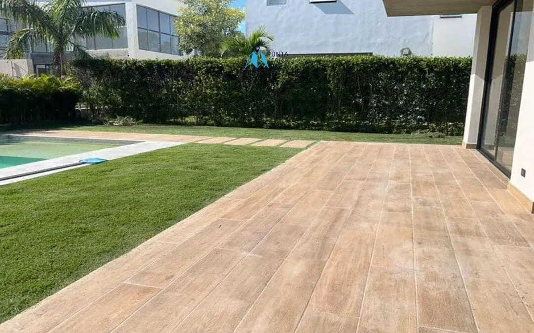 Ciudad Las Canas, Cap Cana villa en venta, lujosa villa de cinco habitaciones con terraza cubierta
