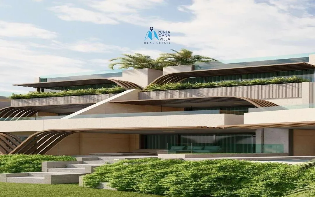 Las Iguanas Cap Cana, à vendre, penthouse d’une chambre à coucher dans une communauté fermée