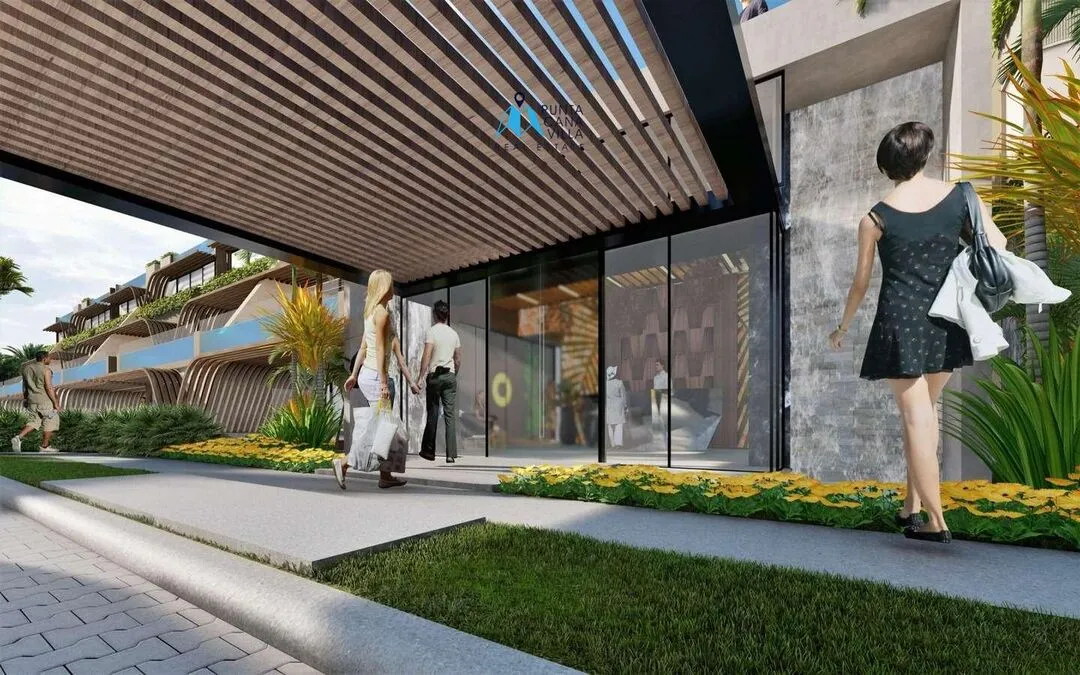 Las Iguanas Cap Cana, à vendre, penthouse d’une chambre à coucher dans une communauté fermée