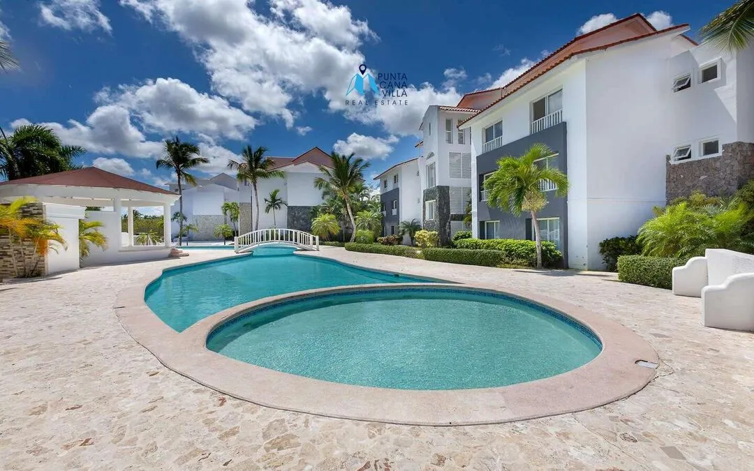 Punta Cana, condo d’une chambre à vendre avec vue sur la piscine