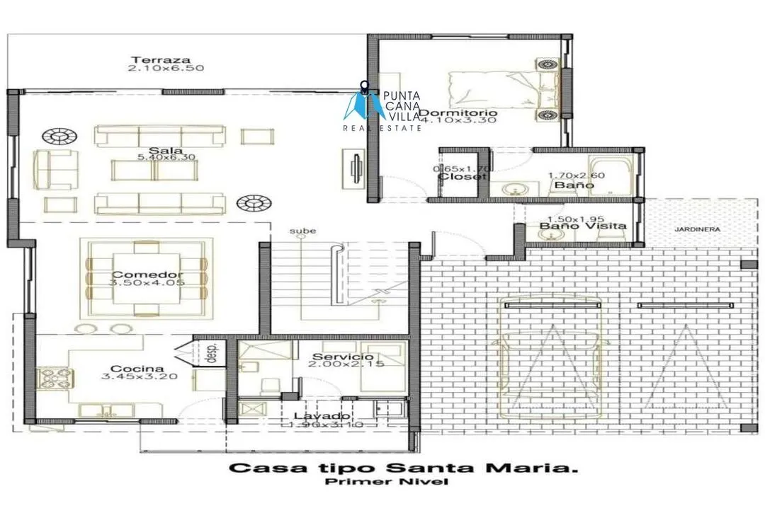 For sale in Bavaro, four bedroom villa in Velero at Punta Cana ()