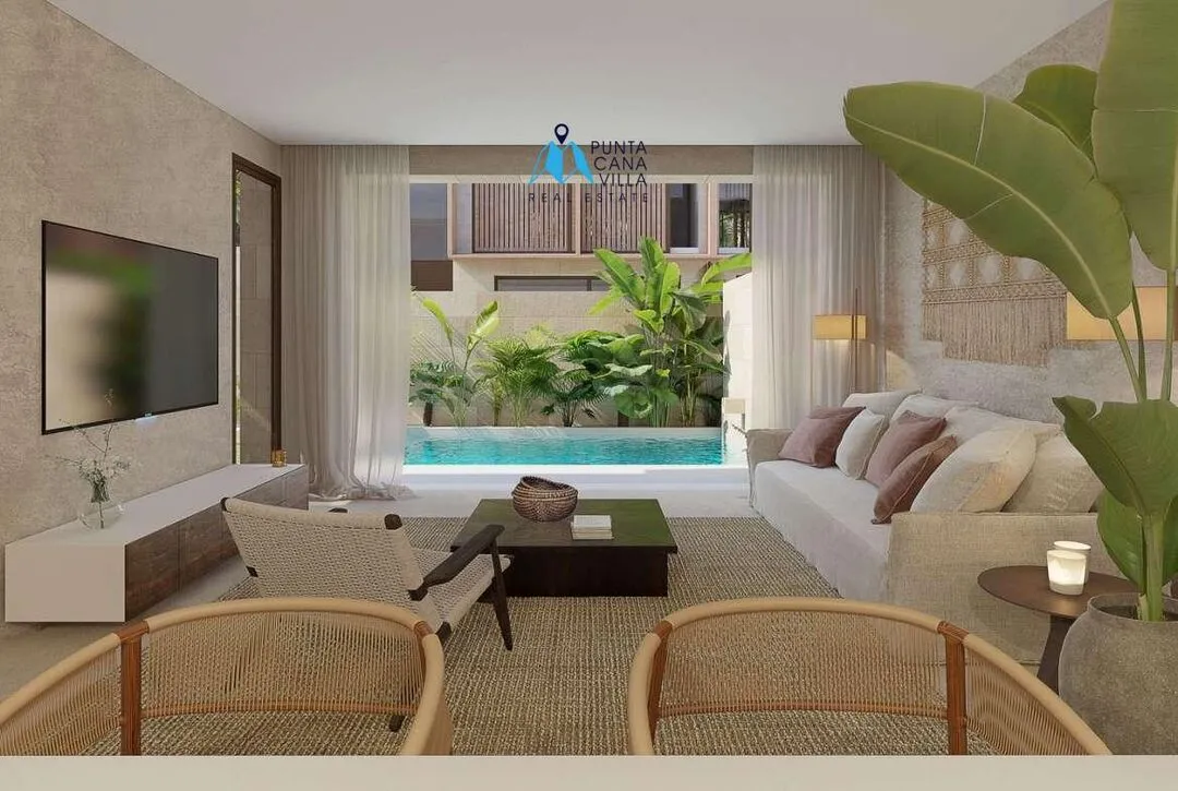 For sale in Punta Cana, two bedroom townhouse in Bavaro ()
