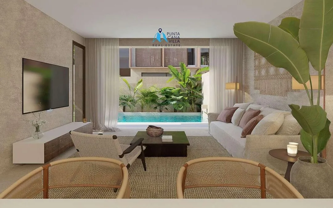 Se vende en Punta Cana, casa duplex de dos habitaciones en Bavaro, Los Corales