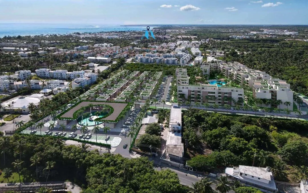 Se vende en Punta Cana, casa duplex de dos habitaciones en Bavaro, Los Corales