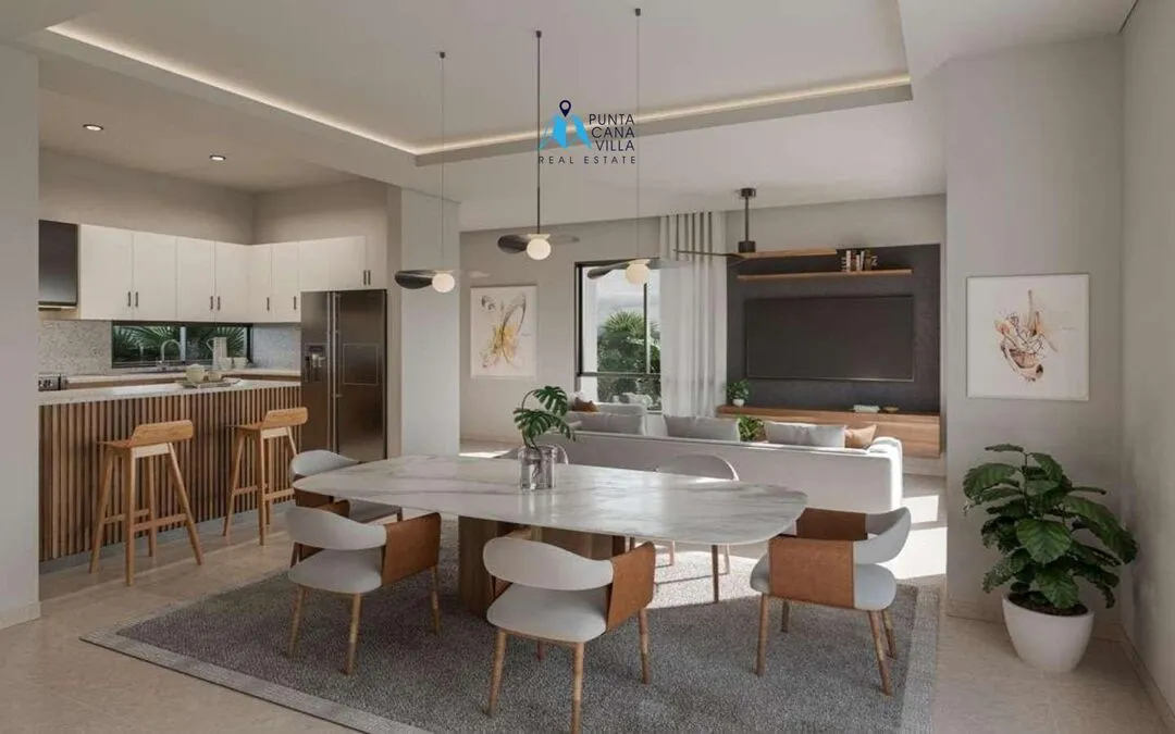 Green Garden II : Duplex de luxe de 3 chambres à Vista Cana. Accès au lac, au golf et au clubhouse