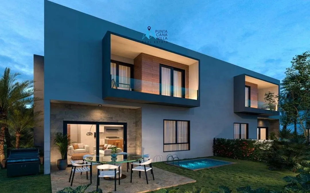 Green Garden II : Duplex de luxe de 3 chambres à Vista Cana. Accès au lac, au golf et au clubhouse