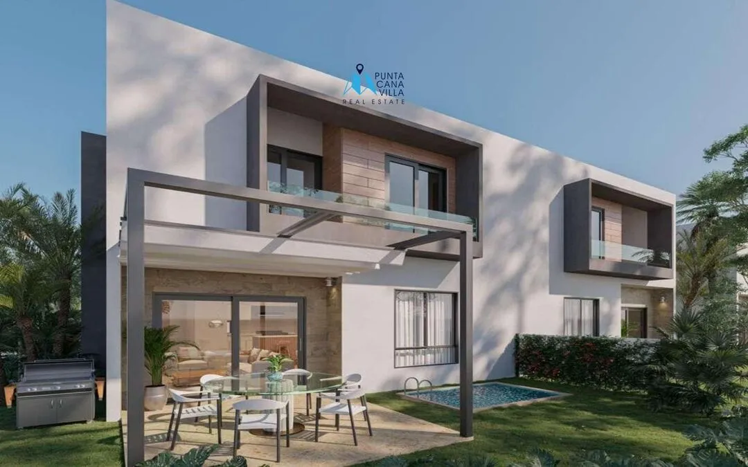 Green Garden II : Duplex de luxe de 3 chambres à Vista Cana. Accès au lac, au golf et au clubhouse