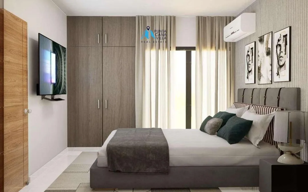 Caleana Residences 2BR Punta Cana Casa duplex – Piscina y Gazebo