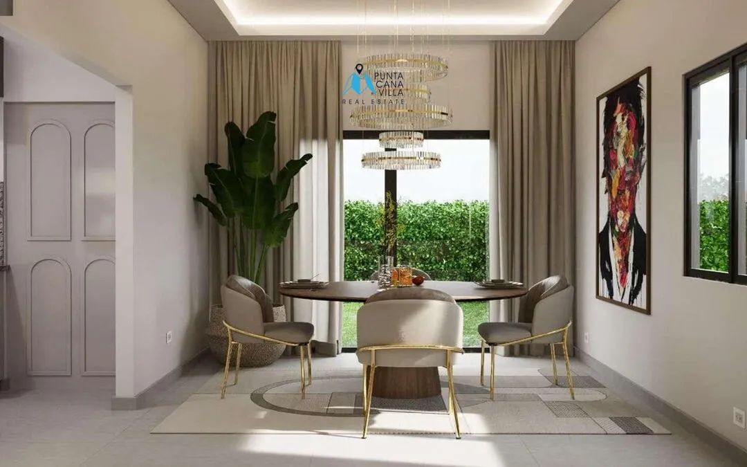 Caleana Residences 2BR Punta Cana Casa duplex – Piscina y Gazebo