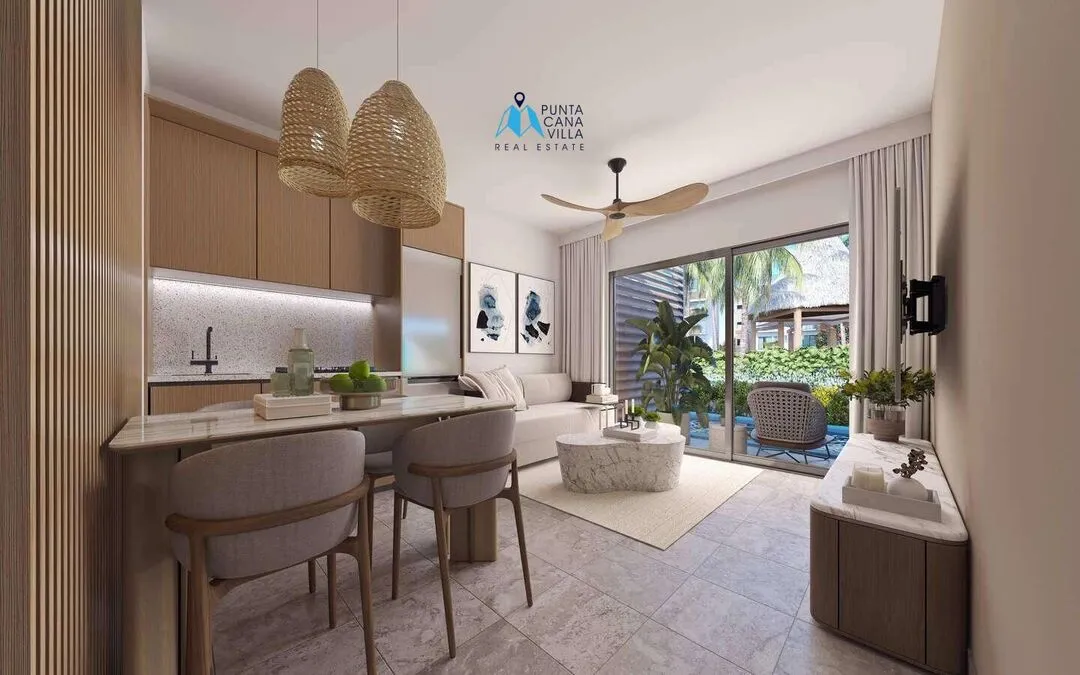 Punta Cana condos for sale in Dominican Republic one bedroom condo with full of amenities ()