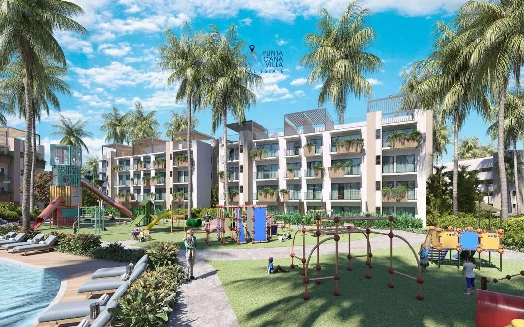Punta Cana condos for sale in Dominican Republic one bedroom condo with full of amenities ()
