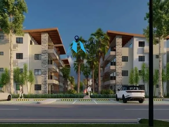 Punta Cana condos for sale, three bedroom condo in Bavaro with common swimming pool, Velero at Punta Cana ()