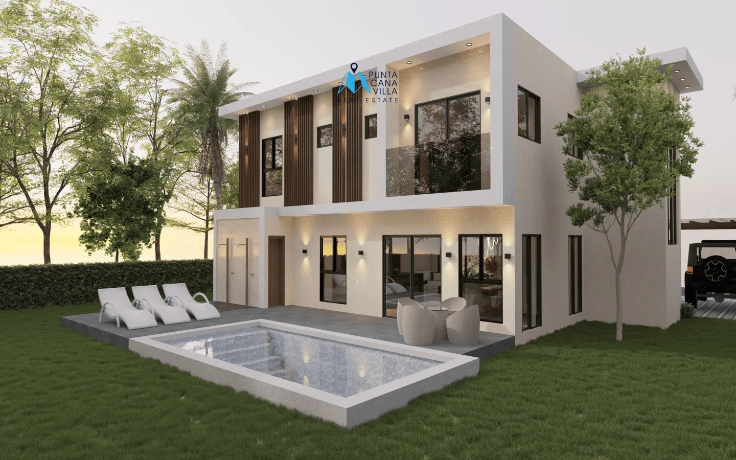 Vista Cana maisons à vendre, villa de trois chambres à Punta Cana