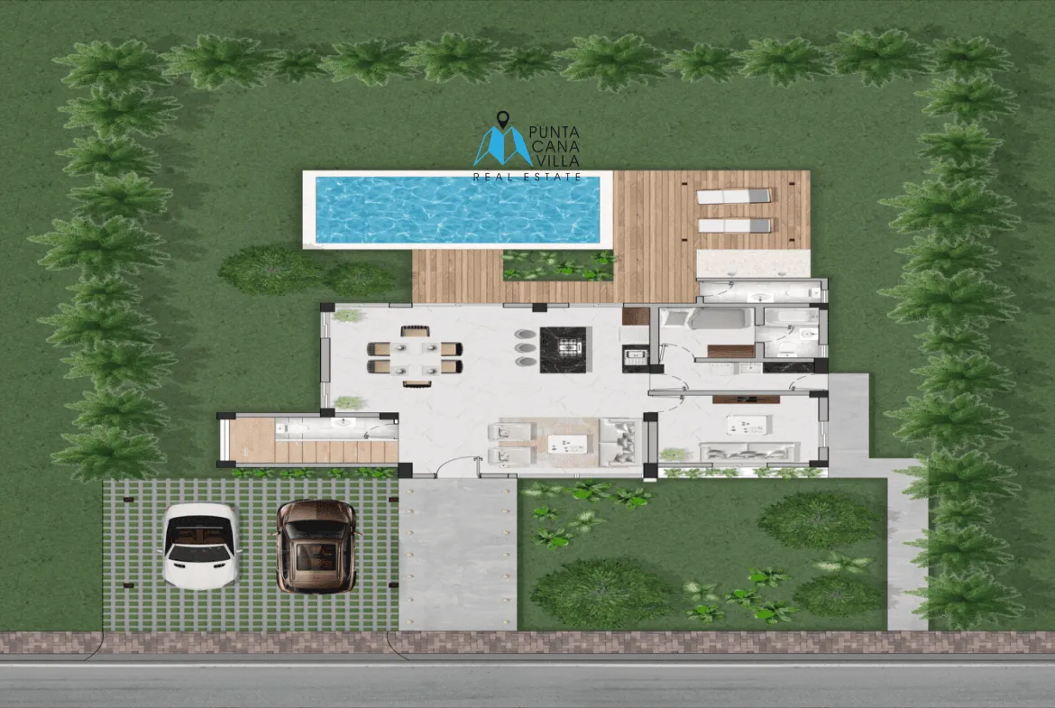Punta Cana houses for sale, three bedroom villa in Vista Cana, Aurora at Vista Cana ()