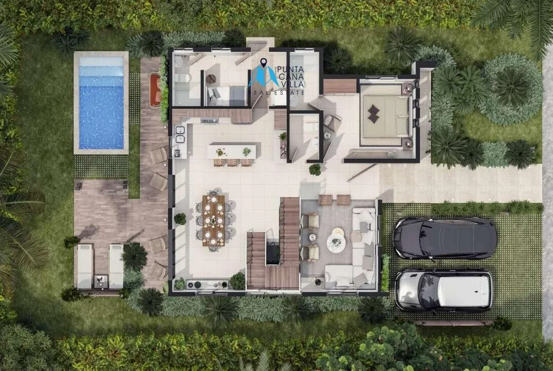 Vista Cana houses for sale, four bedroom villa in Punta Cana, Eden at Vista Cana ()