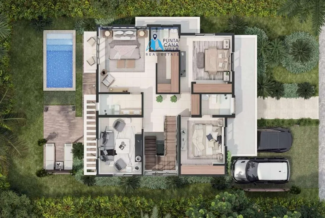 Vista Cana houses for sale, four bedroom villa in Punta Cana, Eden at Vista Cana ()