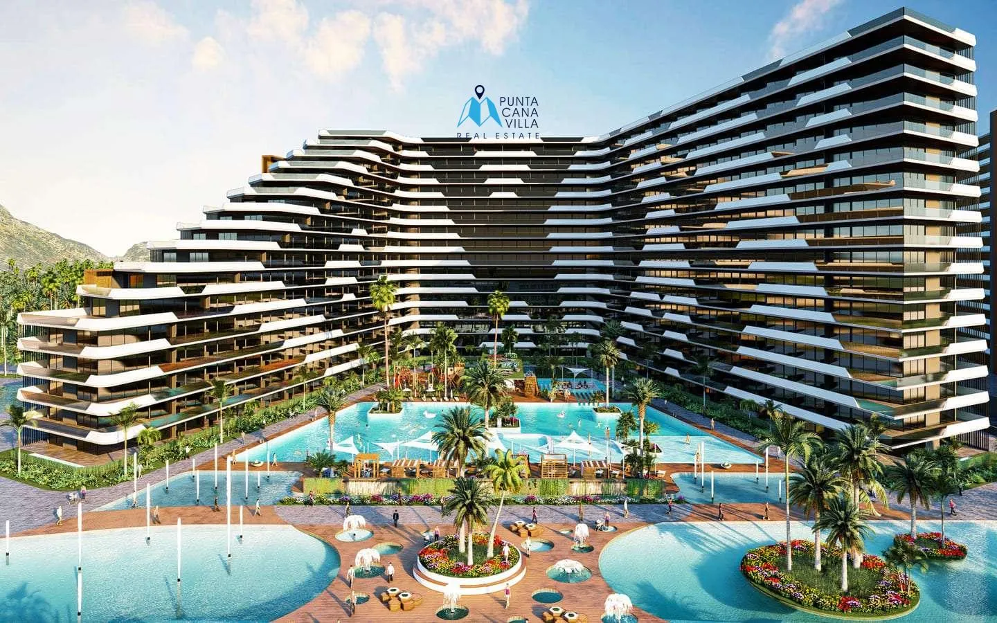 Ciudad Larimar, Punta Cana venta de apartamentos de dos habitaciones