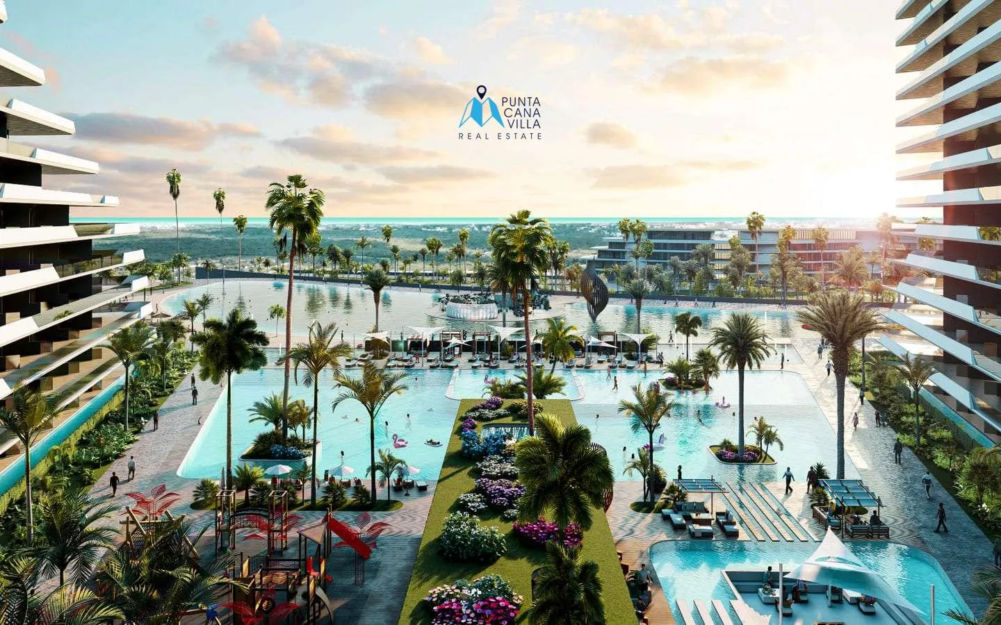 Ciudad Larimar, Punta Cana venta de apartamentos de dos habitaciones